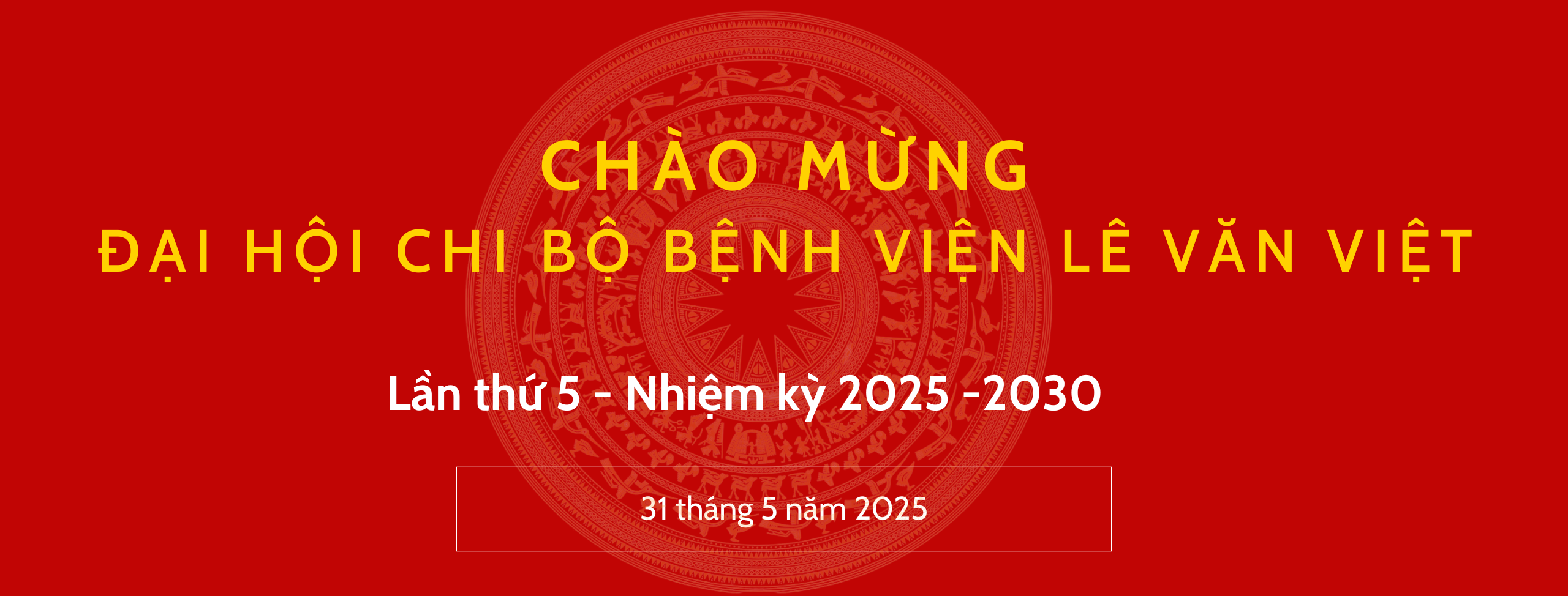 Banner Đại hội Chi bộ